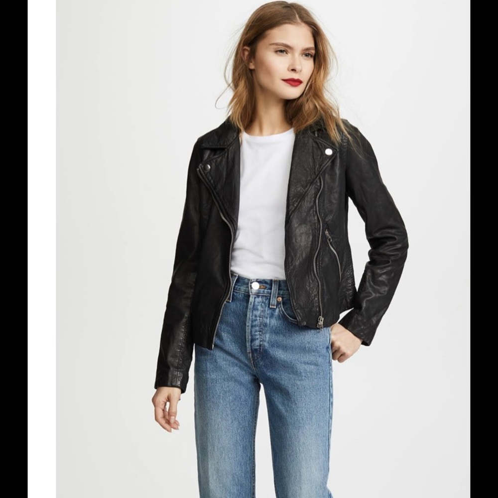 Made well leather jacket